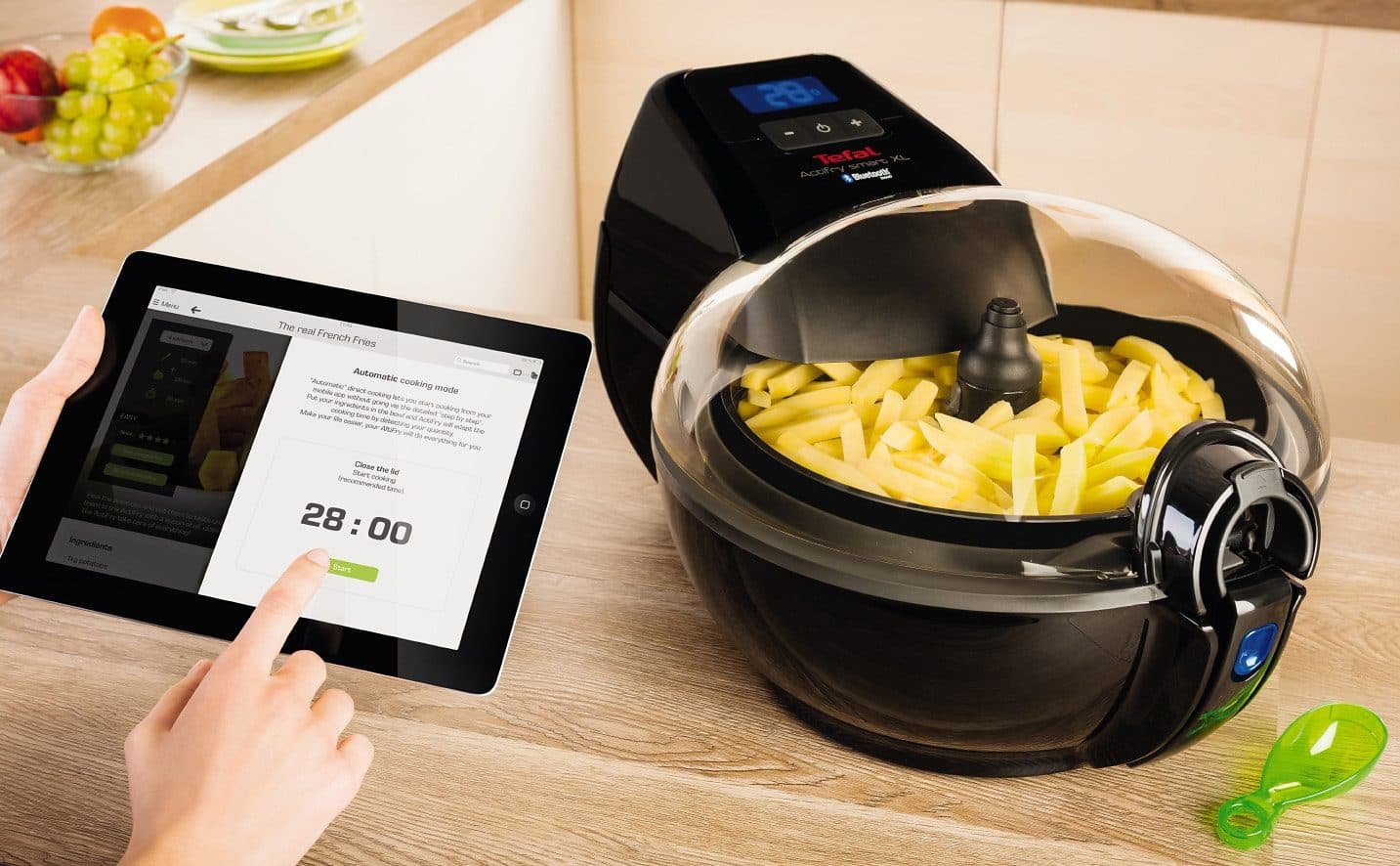 سرخ کن بلوتوث دار تفال مدل Tefal AH9808