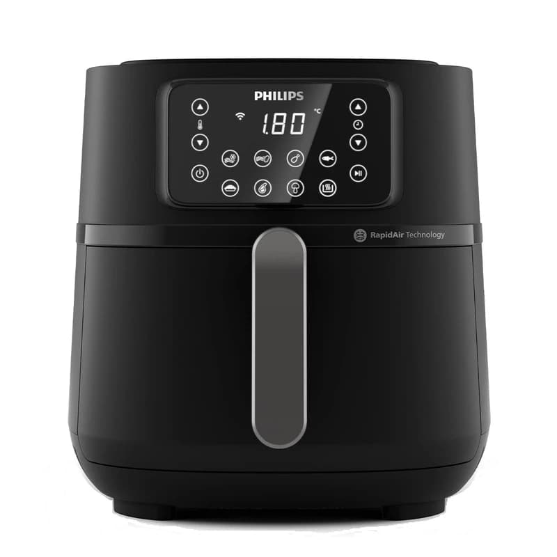 سرخ‌کن بدون روغن فیلیپس HD9285: تکنولوژی Rapid Air، ظرفیت 7.2 لیتری و 8 برنامه پخت متنوع