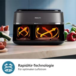 سرخ کن دوقلو فیلیپس NA350: پخت ترد و سالم با Rapid Air