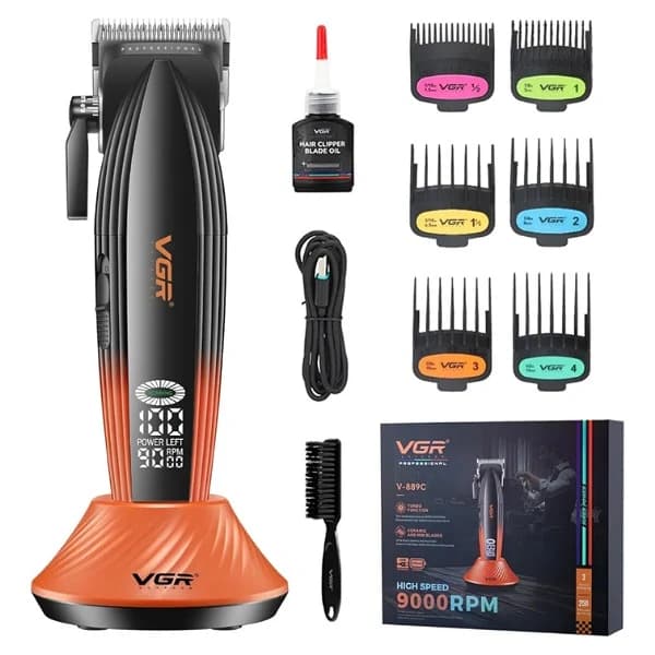 خرید و بررسی تخصصی ماشین اصلاح سر و صورت وی جی آر مدل VGR V-889C | آتناکالا