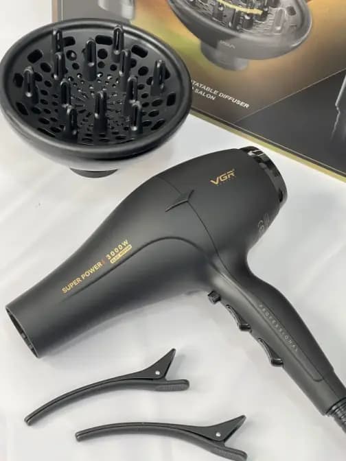 بررسی تخصصی و خرید سشوار حرفهای وی جی آر VGR V-406D؛ قدرت ۳۰۰۰ وات با موتور سنگین BLDC