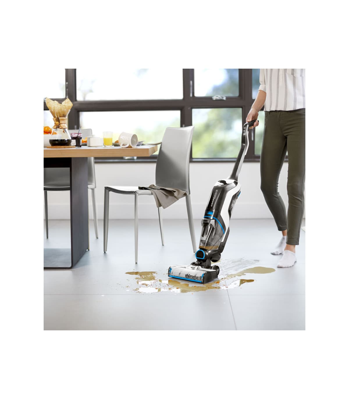 جاروشارژی و زمین شوی بیسل مدل CrossWave Cordless Max 2765