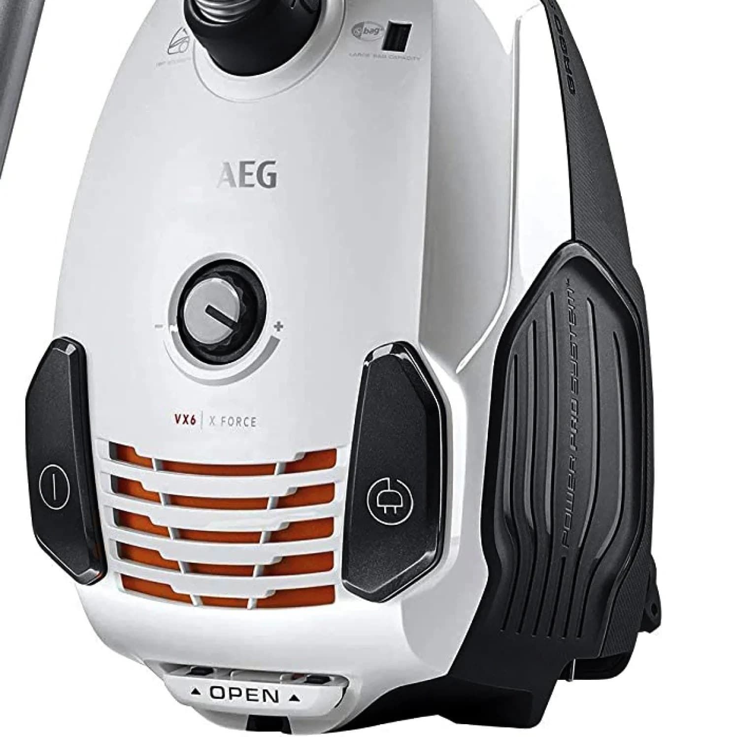 جاروبرقی آاگ 800 وات مدل AEG VX6-2-IW-5 کیسهای سری X Force سفید