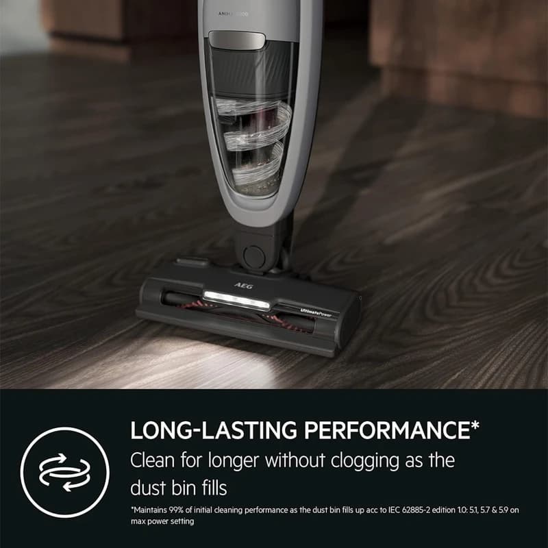 جاروشارژی آاگ مدل AEG AS52CB18DG | سری Clean 5000 دوکاره ۱۸ ولت با فیلتر قابل شستوشو