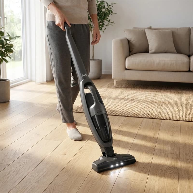 جاروشارژی آاگ مدل AEG AS52CB18DG | سری Clean 5000 دوکاره ۱۸ ولت با فیلتر قابل شستوشو
