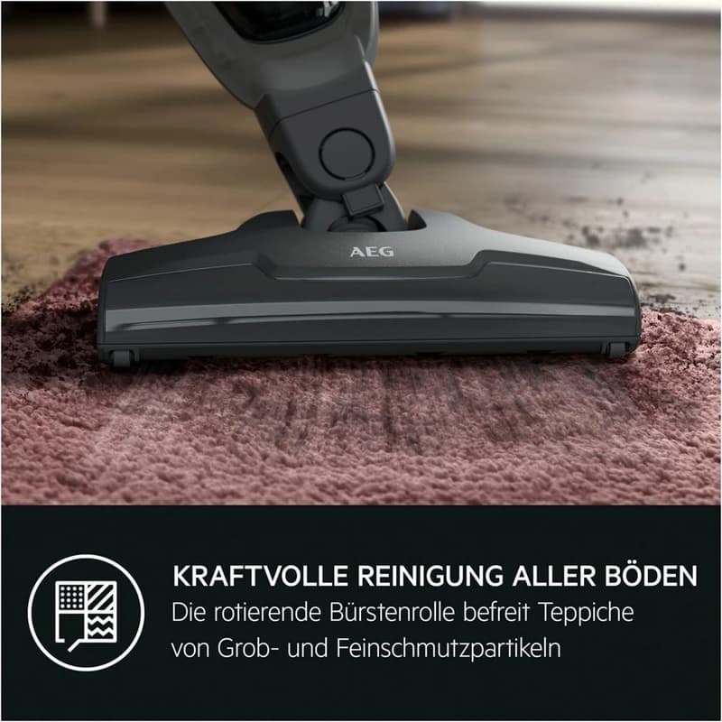 جاروشارژی آاگ مدل AEG AS52CB18DG | سری Clean 5000 دوکاره ۱۸ ولت با فیلتر قابل شستوشو