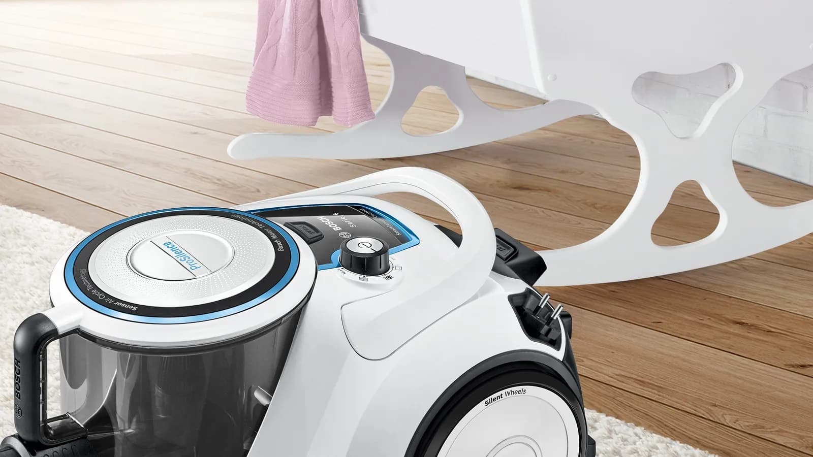 جارو برقی سری 6 مخزنی بوش مدل BGC41LSIL