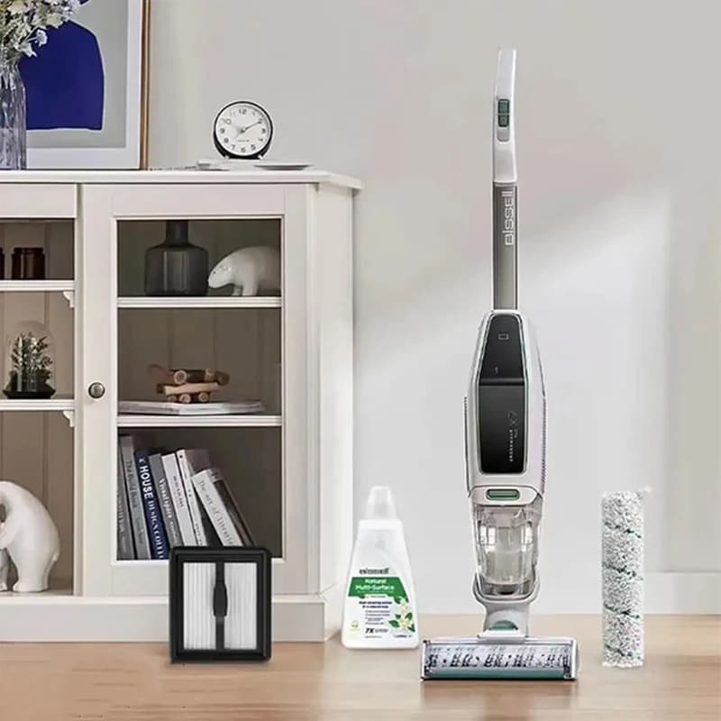جاروشارژی بیسل CrossWave X7 Plus 3401Z | جارو زمینشوی سهکاره شارژی با سیستم خودشور