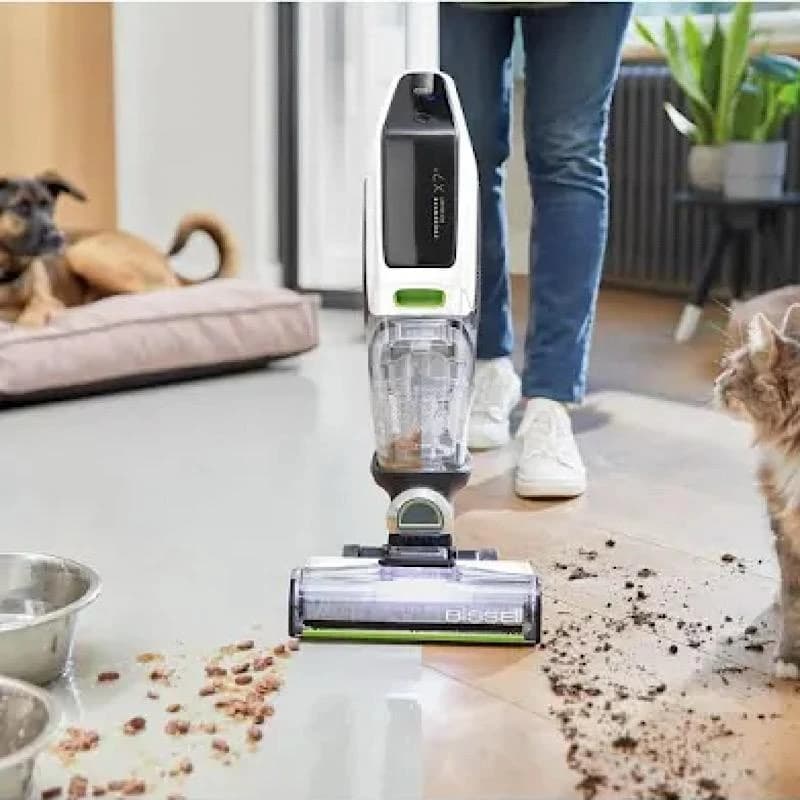 جاروشارژی بیسل CrossWave X7 Plus 3401Z | جارو زمینشوی سهکاره شارژی با سیستم خودشور
