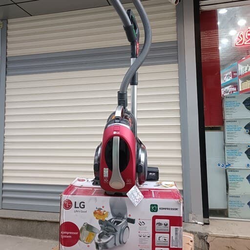 جاروبرقی ال جی 2000 وات ریموتدار مدل VC83209UHA با فیلتر HEPA 14 و سیستم Kompressor