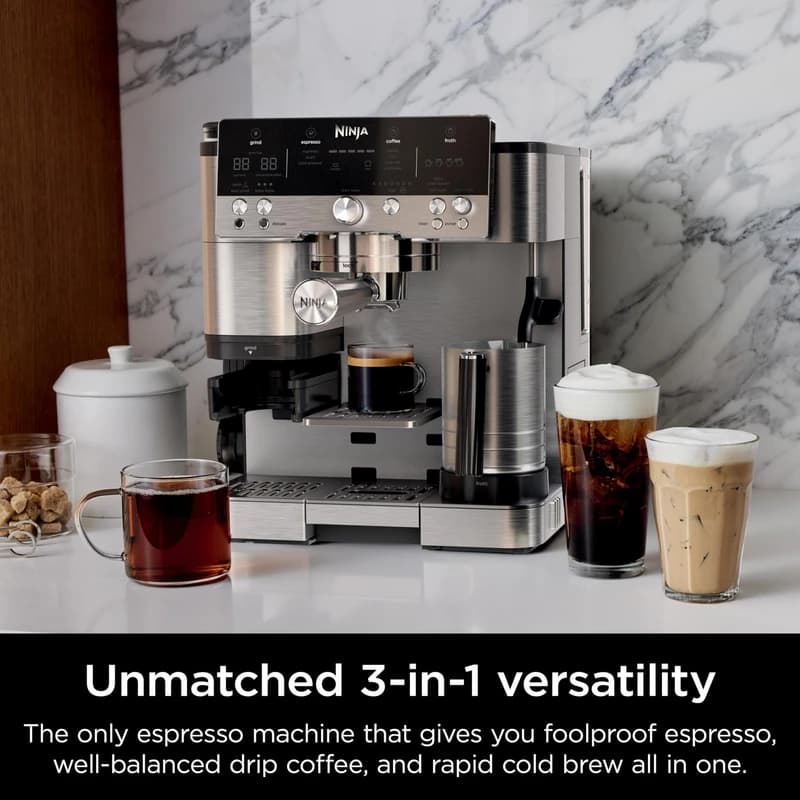 خرید و قیمت اسپرسوساز نینجا مدل Ninja Luxe Café Premier ES601