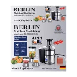 آبمیوه گیری چهارکاره برلین مدل BE-1300