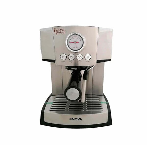 اسپرسو ساز نوا مدل ۱۲۷ │ خرید دستگاه ۱۵ بار با طراحی استیل + تضمین اصالت