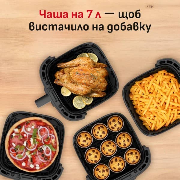سرخکن بدون روغن تفال EY846HE0؛ ایرفرایر ساکت ۷ لیتری