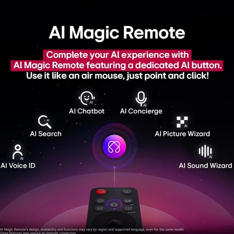 تلویزیون ال جی 65QNED82 سایز 65 اینچ مدل 2025 | QNED 4K هوشمند با WebOS 25 و پردازنده α7 Gen8 (اندونزی)