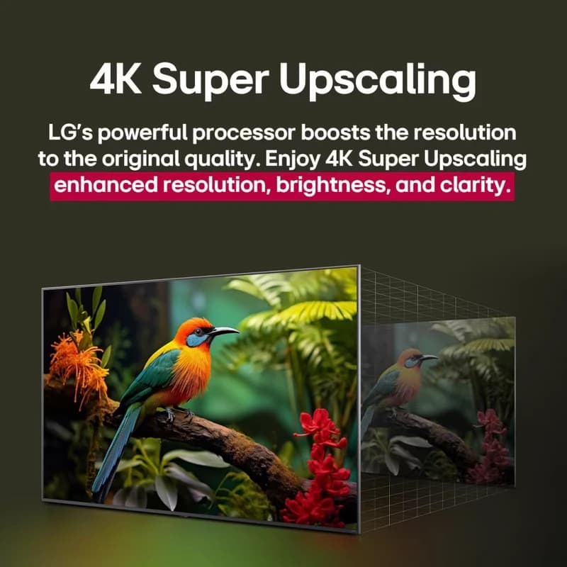 تلویزیون ال جی 65QNED82 سایز 65 اینچ مدل 2025 | QNED 4K هوشمند با WebOS 25 و پردازنده α7 Gen8 (اندونزی)